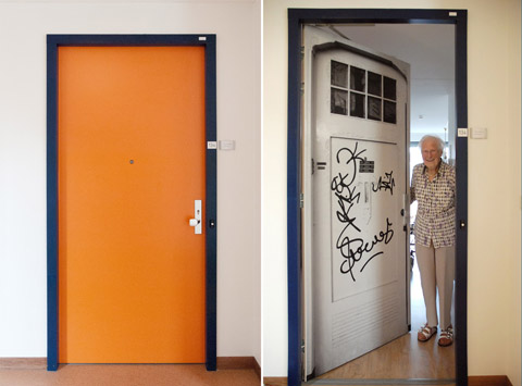 Mw Eichhorn bewoner van True Doors bij Weidevogelhof Pieter van Foreest in Pijnacker Nederland Mw Eichhorn bewoner van True Doors bij Weidevogelhof Pieter van Foreest in Pijnacker Nederland